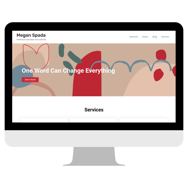 Freelance Translator Website