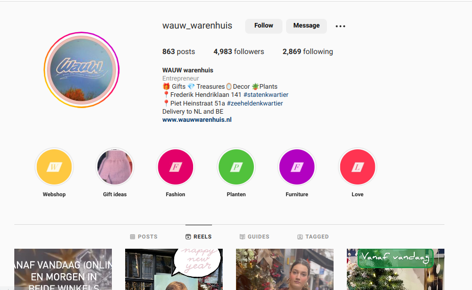 Wauw Instagram Campaigns